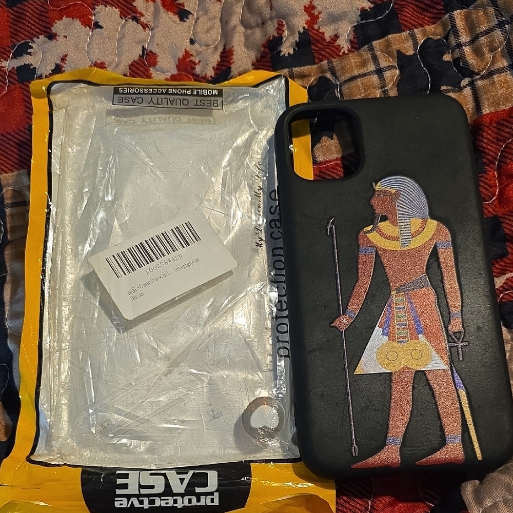 Black Egyptian Design IPhone Case 16 Pro Max